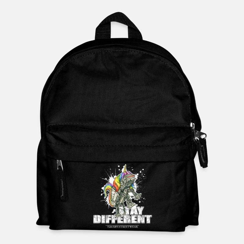Stay Different - Imperial Unicorn - Kinder Rucksack - Schwarz