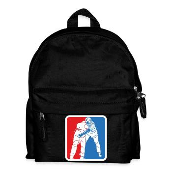 Schweizer Schwinger Liga - Kinder Rucksack - Schwarz - Vorne
