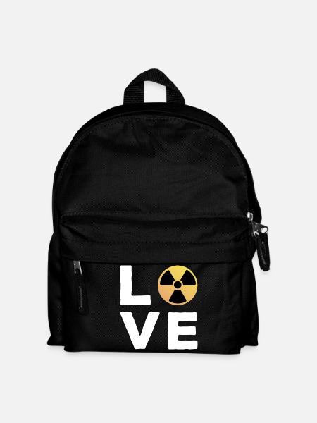 Liebesgeschenk Manip Radioologe Radiologie - Kinder Rucksack - Schwarz