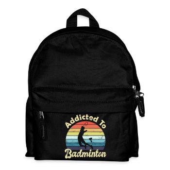 Badminton - Kinder Rucksack - Schwarz - Vorne