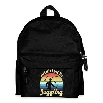 Juggling Juggler - Kids' Backpack - black - Front
