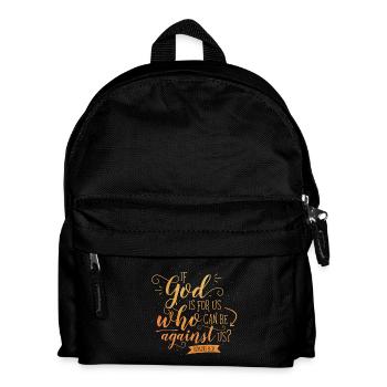 If God is for us - Kids' Backpack - black - Front