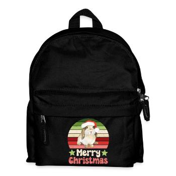 Rabbit Rabbit Christmas - Kids' Backpack - black - Front