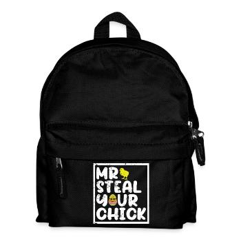 Mr Steal Your Chick - Kids' Backpack - black - Front