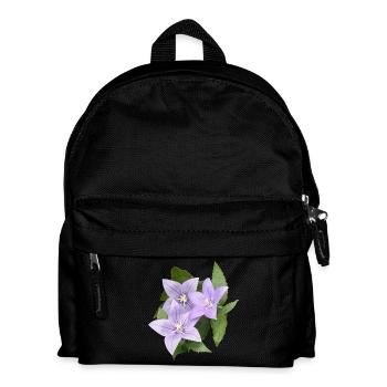 PURPURNE BALLONBLUME - Kinder Rucksack - Schwarz - Vorne