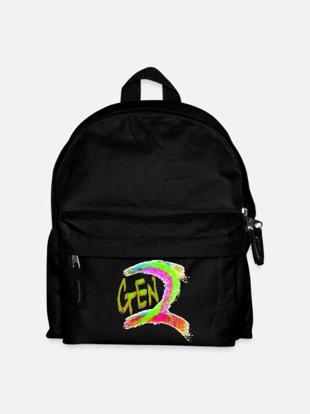 Generation Z - Kinder Rucksack - Schwarz