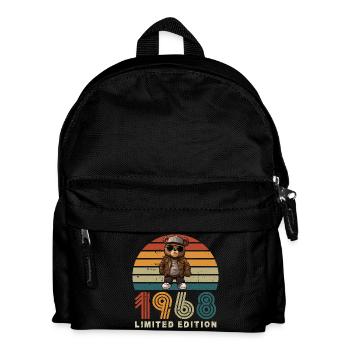 1968 Baujahr Geburtstag Vintage Limited Edition - Kinder Rucksack - Schwarz - Vorne