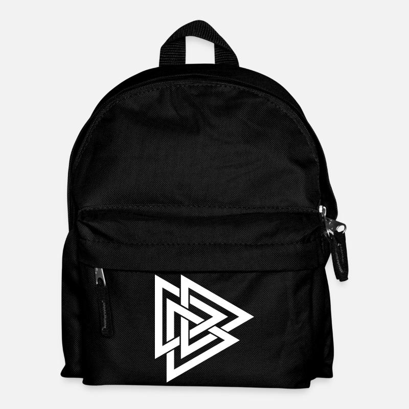 Symbole norvégien -FRONT - Sac à dos Enfant - noir