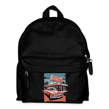 Classic Cars 1950 - Kids' Backpack - black - Front
