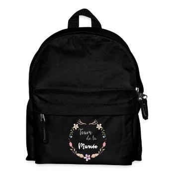 Bohemian Wedding Kollektion - Team de la Bride - Kinder Rucksack - Schwarz - Vorne
