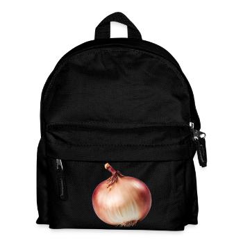 Zwiebel Zauber - Kinder Rucksack - Schwarz - Vorne