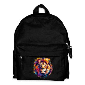 Lion - Sac à dos Enfant - noir - Devant