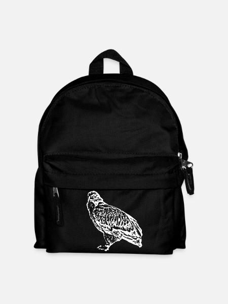 Falcons Birds Birds - Kids' Backpack - black