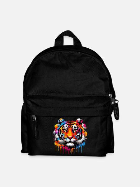 Tiger - Kinder Rucksack - Schwarz