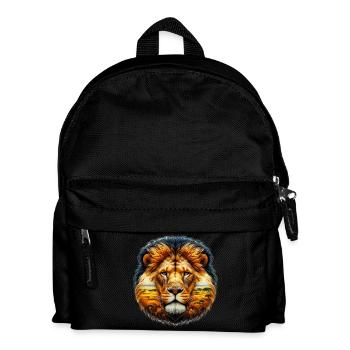 Lion - Sac à dos Enfant - noir - Devant