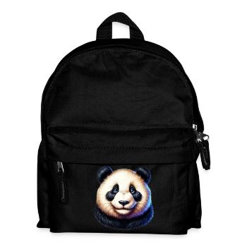 Panda - Kinder Rucksack - Schwarz - Vorne