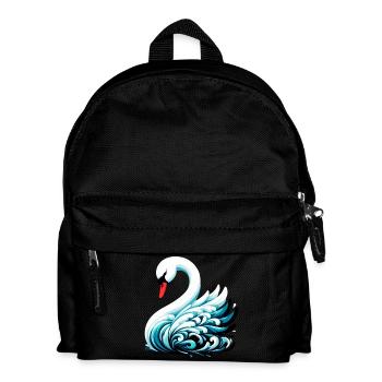 Cygne - Sac à dos Enfant - noir - Devant