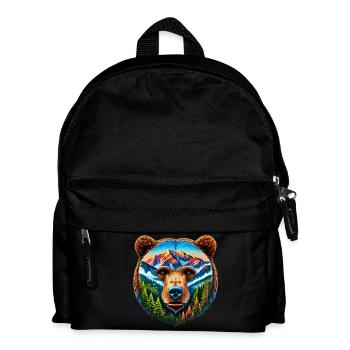 Ours - Sac à dos Enfant - noir - Devant