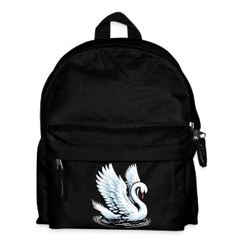 Cygne - Sac à dos Enfant - noir - Devant