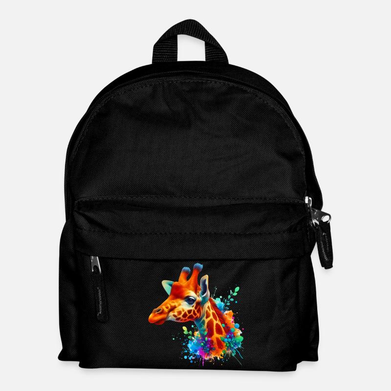 Girafe - Sac à dos Enfant - noir