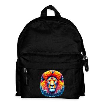 Lion - Kids' Backpack - black - Front