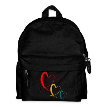 MOM. MOTHER'S DAY. HAPPY MOTHER'S DAY - Kids' Backpack - black - Front