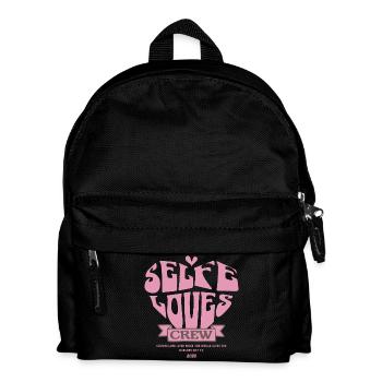 Self Love – Wear Your Worth - Kids' Backpack - black - Front