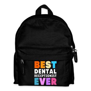 Rezeptionist Zahnarzt - Kinder Rucksack - Schwarz - Vorne