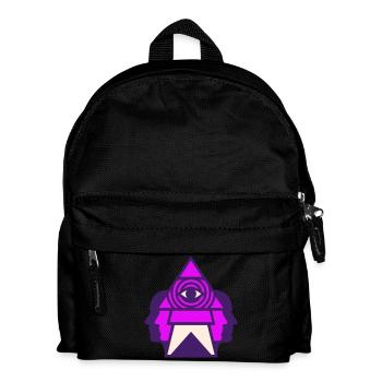 Logo du troisième œil - Sac à dos Enfant - noir - Devant