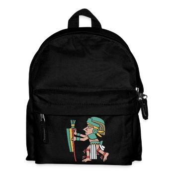 Maya kalender aztec Inka - Kinder Rucksack - Schwarz - Vorne