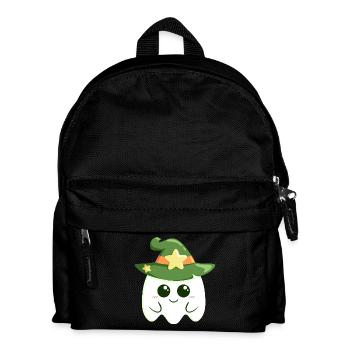Süßer Geist für Halloween verkleidet als Hexe - Kinder Rucksack - Schwarz - Vorne