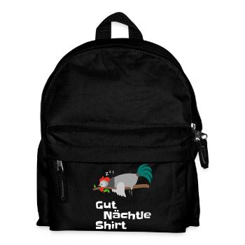 Chemise de nuit motif coq, pyjama, cadeau - Sac à dos Enfant - noir - Devant