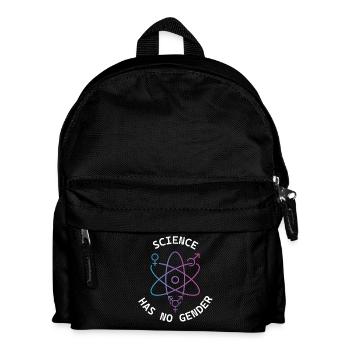 Science has no gender for women and men - Kids' Backpack - black - Front