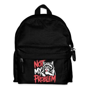 Pas mon problème chat - Sac à dos Enfant - noir - Devant