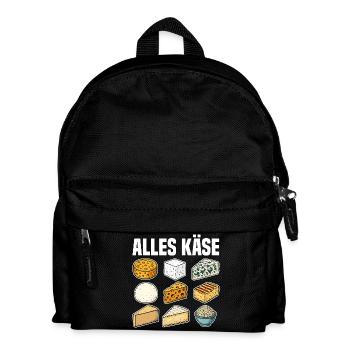 Alles Käse - Kinder Rucksack - Schwarz - Vorne