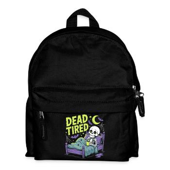 Morning grouches, sleep in, tired, rest - Kids' Backpack - black - Front