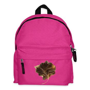 Elegant leaf - Kids' Backpack - fuchsia - Front