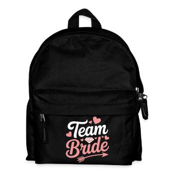 Équipe de la mariée Douche nuptiale Coeur Diamant - Sac à dos Enfant - noir - Devant