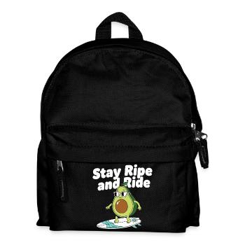 Stay Ripe Surf Avocado - Kinder Rucksack - Schwarz - Vorne