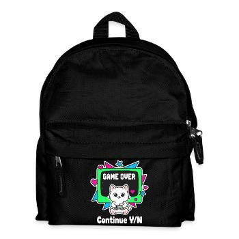 Retro Cats Controller Game Over - Sac à dos Enfant - noir - Devant
