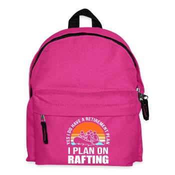 Paddelboot Kajakfahren Kajak Rafting - Kinder Rucksack - Fuchsia - Vorne