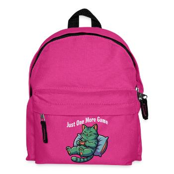 Nur Noch Ein Spiel Katze - Kinder Rucksack - Fuchsia - Vorne