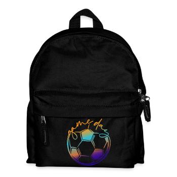 Game Day | Soccer Player - Kinder Rucksack - Schwarz - Vorne