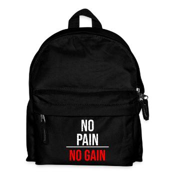 Fight Forge : Pas de douleur Pas de Gagne Motivation Fitness - Sac à dos Enfant - noir - Devant