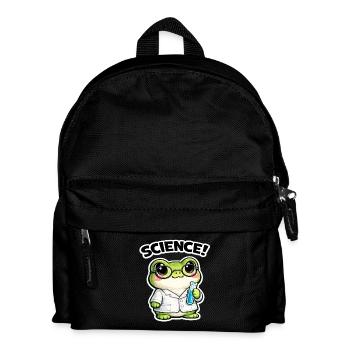 Grenouille scientifique avec des lunettes - Sac à dos Enfant - noir - Devant