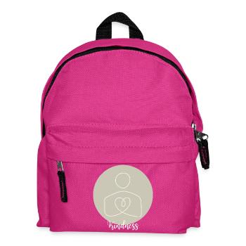 Ligne du cœur de la bonté - Sac à dos Enfant - fuchsia - Devant