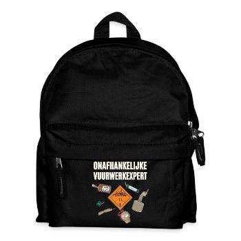 Onafhankelijke Vuurwerkexpert - Kids' Backpack - black - Front