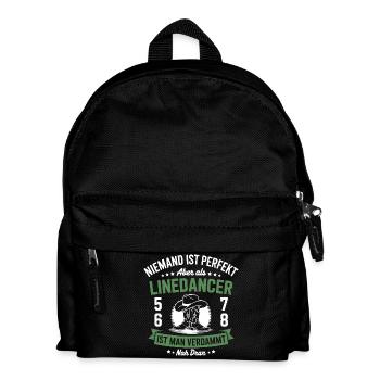 Linedance Country Western Line Dancer - Kinder Rucksack - Schwarz - Vorne