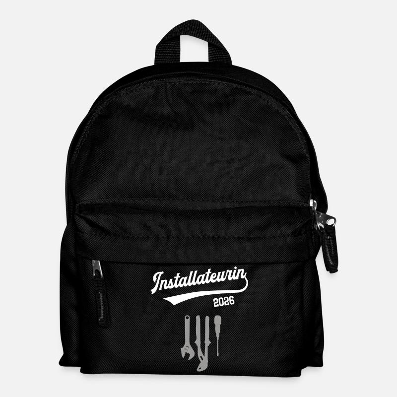 Plumber 2026 Plant mechanic plumber - Kids' Backpack - black