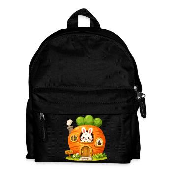 La Maison de la Carotte avec le Lapin - Sac à dos Enfant - noir - Devant
